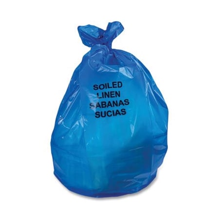 Coastwide Professional BIOHAZARD CAN LINERS, 30 GAL, 1.3 MIL, 30in X 43in, BLUE, 200PK 409921
